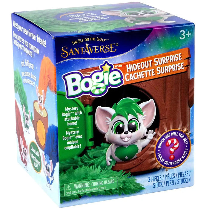 Pack sorpresa sorpresa de Elf on the Shelf Santaverse Bogie Hideout [1 figura ALEATORIA con casa apilable] - Quierox - Tienda Online