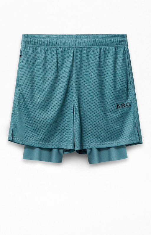 PACSUN Pantalones cortos ARC Active Green Mesh 2 en 1 - Quierox - Tienda Online