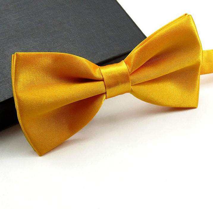 Pajarita clásica ajustable para Niños color amarillo - Quierox - Tienda Online
