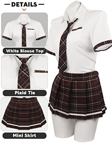 Paloli Conjunto de lencería de colegiala para mujer - Quierox - Tienda Online