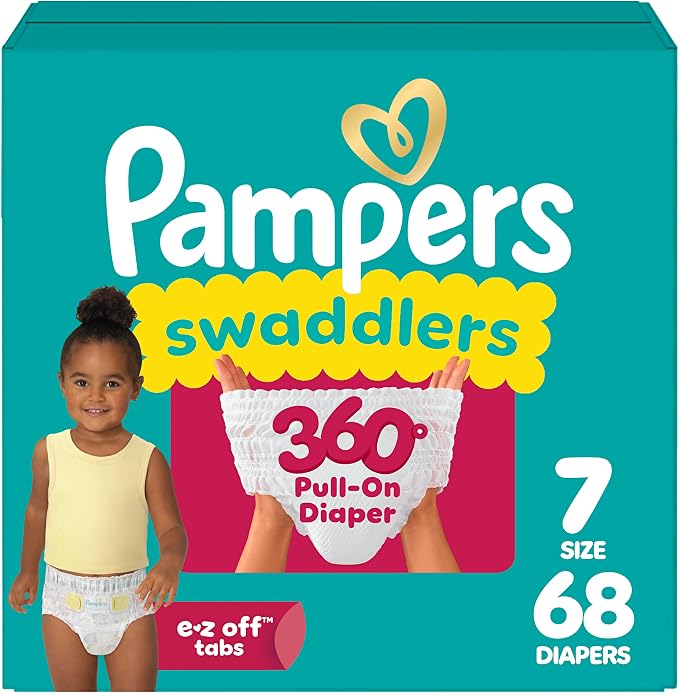 Pañales Pampers Swaddlers 360 con tiras adhesivas, talla 7 - Quierox - Tienda Online