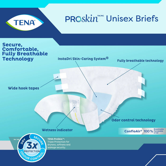 Pañales unisex para adultos Tena ProSkin, máxima absorción, tamaño grande, 14 unidades - Quierox - Tienda Online