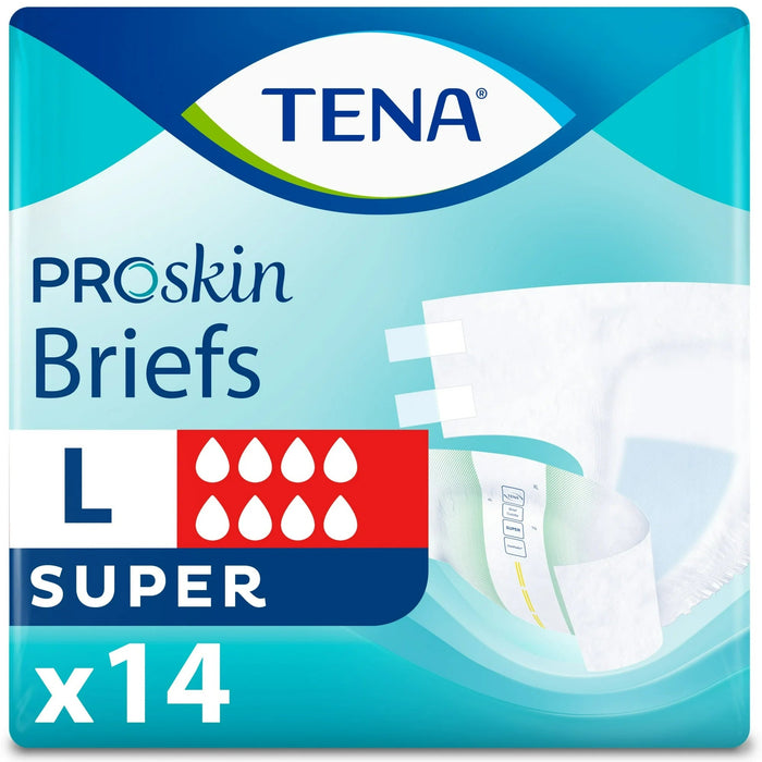 Pañales unisex para adultos Tena ProSkin, máxima absorción, tamaño grande, 14 unidades - Quierox - Tienda Online