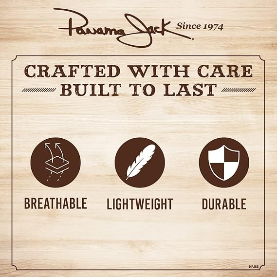 Panama Jack Tejido Toyo Fedora con banda negra a rayas - Quierox - Tienda Online