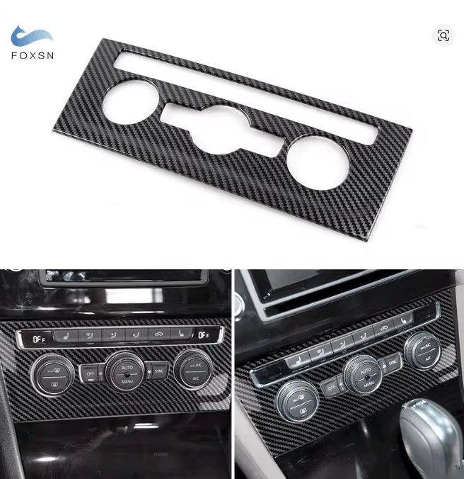 Panel de aire acondicionado de la consola central del interior del coche, para VW Golf 7 VII MK7 7.5 2014 - 2019 - Quierox - Tienda Online