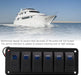 Panel de interruptor basculante impermeable IP65, 6 cuadrillas - Quierox - Tienda Online