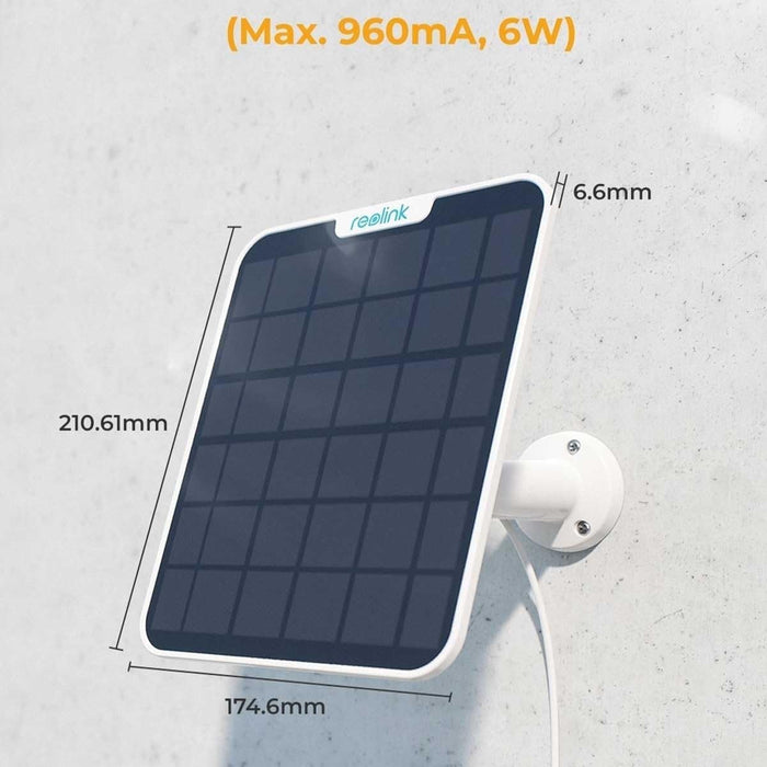 Panel solar Reolink 1 blanco - Quierox - Tienda Online