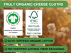 Paños de queso orgánicos, con certificación GOTS, grado 100, 91 x 91 cm, reutilizables, con bordes cerrados - Quierox - Tienda Online