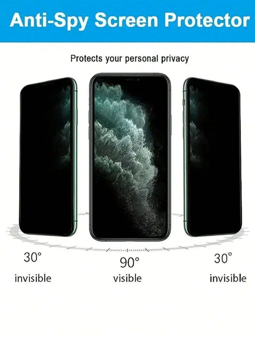 Pantalla de protección de privacidad de 3 piezas compatible con iPhone 15 - Quierox - Tienda Online