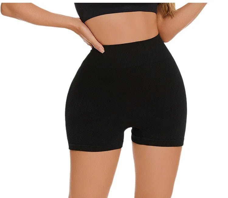 Pantalon corto de yoga para mujer, cintura alta, elasticidad abdominal, - Quierox - Tienda Online