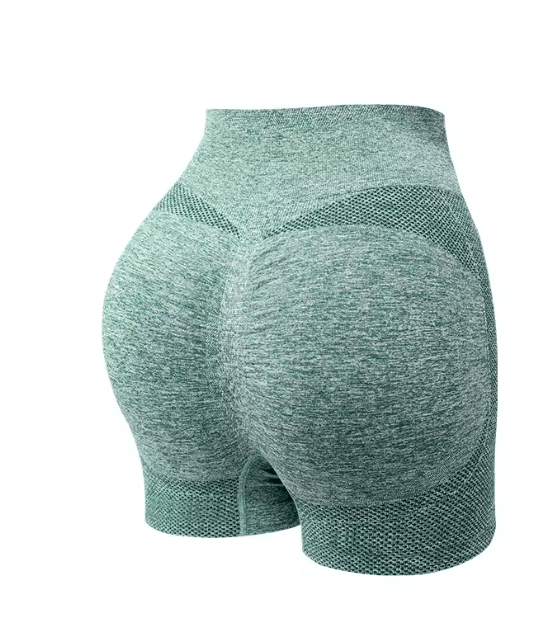 Pantalon corto de yoga para mujer, cintura alta, elasticidad abdominal, - Quierox - Tienda Online