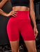 Pantalón corto deportivo con cintura ancha sin costuras, efecto "pompis levantados" - Quierox - Tienda Online