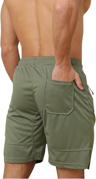 Pantalón corto deportivo para hombre, pantalones cortos de baloncesto para deportes al aire - Quierox - Tienda Online