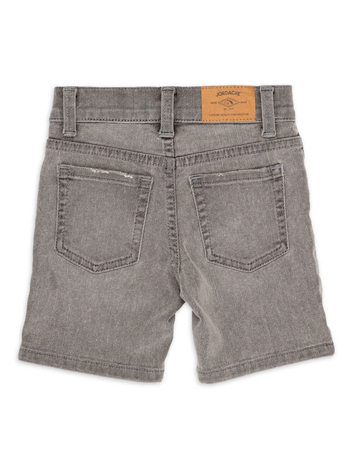 Pantalón corto vaquero ajustado para niño pequeño de Jordache - Lavado claro - Quierox - Tienda Online