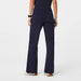 Pantalón de uniforme médico de pierna ancha y cintura alta - Quierox - Tienda Online