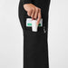 Pantalón de uniforme médico de pierna ancha y cintura alta - Quierox - Tienda Online