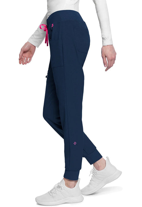Pantalón deportivo de tiro medio AMP MC102 color azul marino - Quierox - Tienda Online