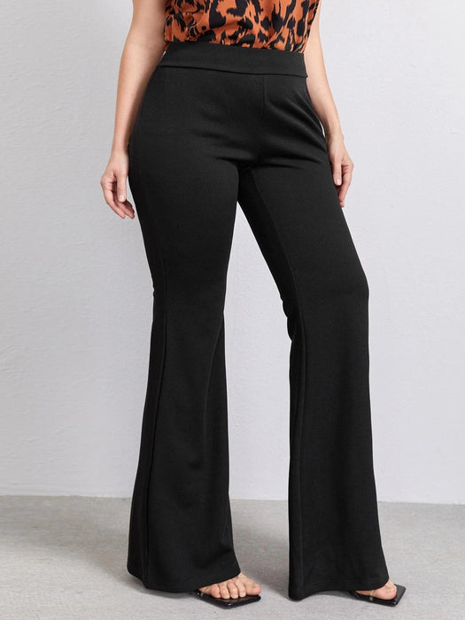 Pantalones Acampanados Shein Ropa Mujer Pantalones Acampanados