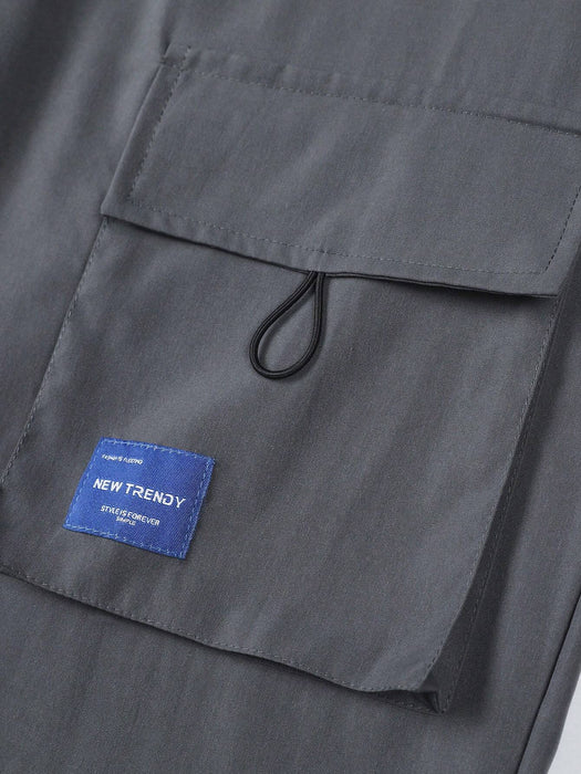 Pantalones cargo casuales con bolsillos para hombre, 3 piezas, ropa de otoño - Quierox - Tienda Online