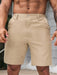 Pantalones cargo cortos para hombre, pantalones cortos rectos, pantalones cortos de playa - Quierox - Tienda Online