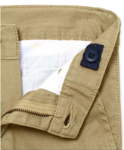 Pantalones Chinos Ajustados Elásticos Uniforme Para Niños - Flax - Quierox - Tienda Online