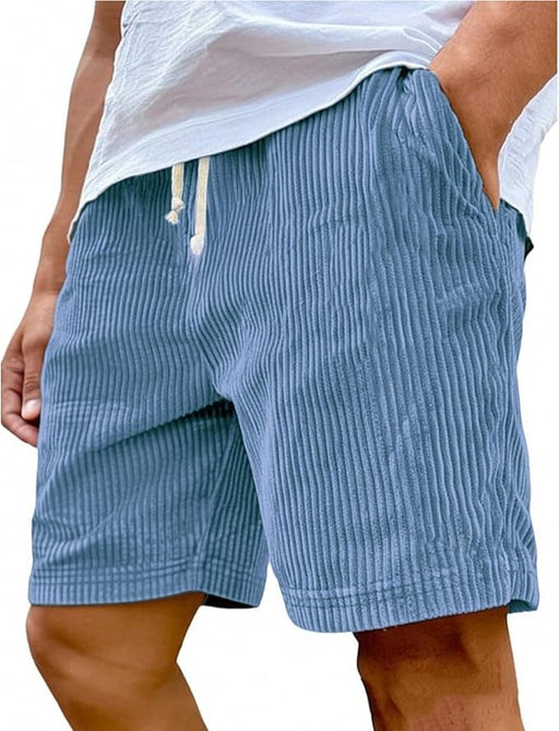 Pantalones cortos de pana para hombre, estilo vintage - Quierox - Tienda Online
