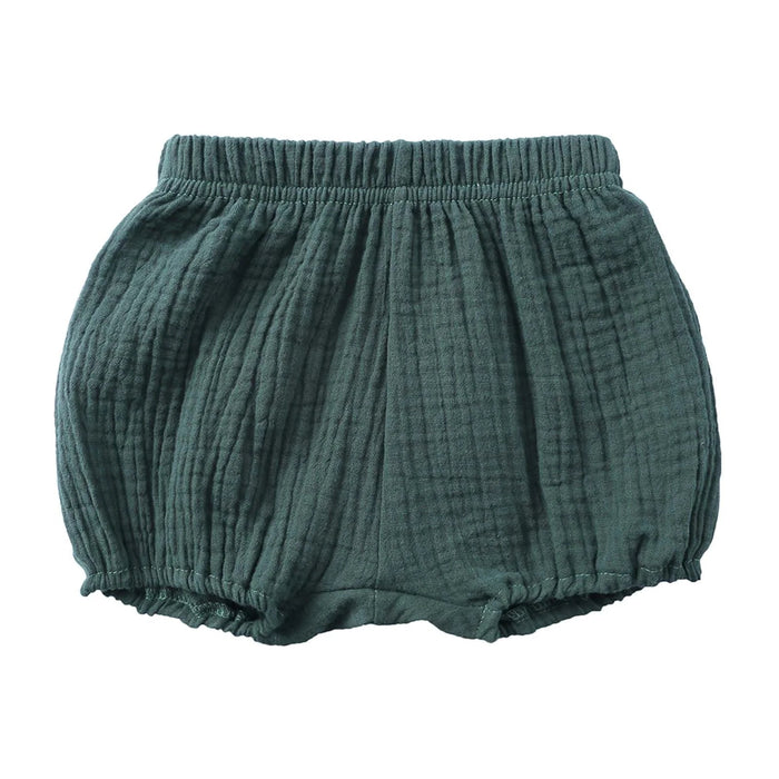 Pantalones cortos para bebé recién nacido, estampado liso, informales - Quierox - Tienda Online