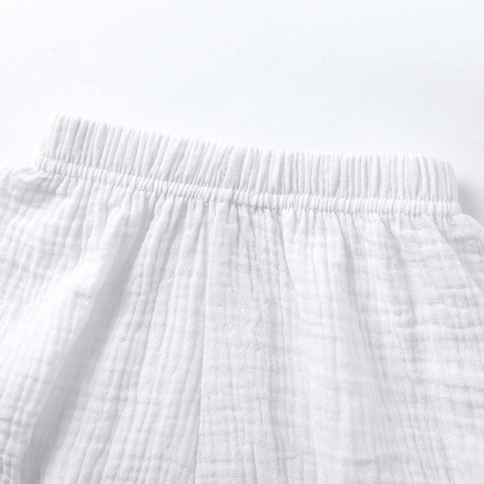 Pantalones cortos para bebé recién nacido, estampado liso, informales - Quierox - Tienda Online