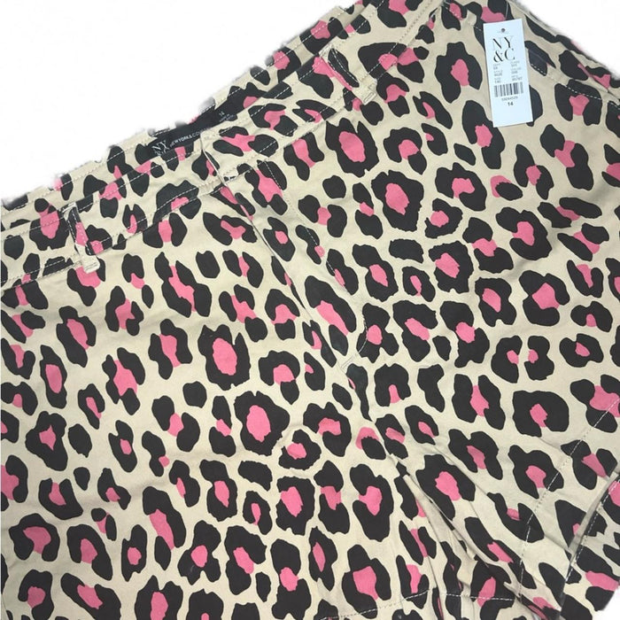 Pantalones cortos rosas y tostados para mujer de New York & Company - Quierox - Tienda Online