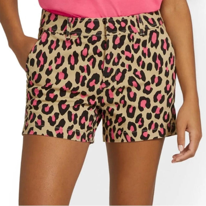 Pantalones cortos rosas y tostados para mujer de New York & Company - Quierox - Tienda Online