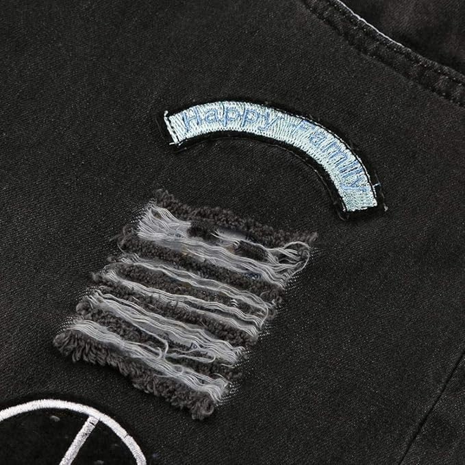 Pantalones De Bordado De Dibujos Animados para Hombre - Quierox - Tienda Online