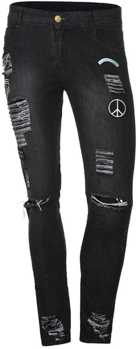 Pantalones De Bordado De Dibujos Animados para Hombre - Quierox - Tienda Online