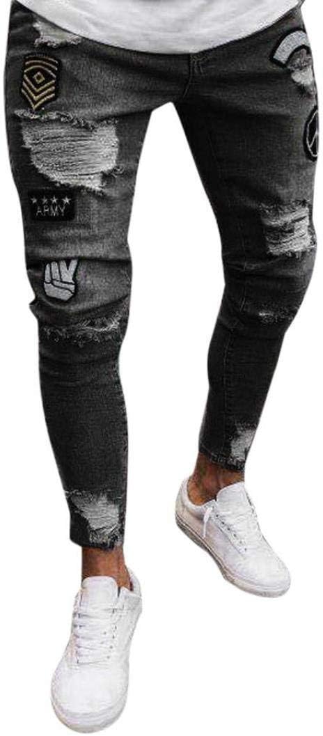 Pantalones De Bordado De Dibujos Animados para Hombre - Quierox - Tienda Online