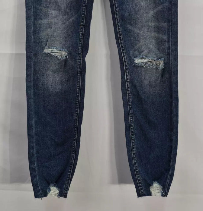 Pantalones de mezcla ajustados para mujer Vigoss Marley destruidos, azules - Quierox - Tienda Online