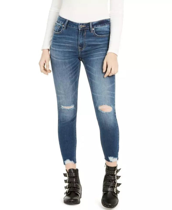Pantalones de mezcla ajustados para mujer Vigoss Marley destruidos, azules - Quierox - Tienda Online