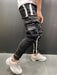 Pantalones de mezclilla estilo motero para hombre, ajustados tipo lápiz con detalle de bolsillo - Quierox - Tienda Online