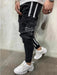 Pantalones de mezclilla estilo motero para hombre, ajustados tipo lápiz con detalle de bolsillo - Quierox - Tienda Online