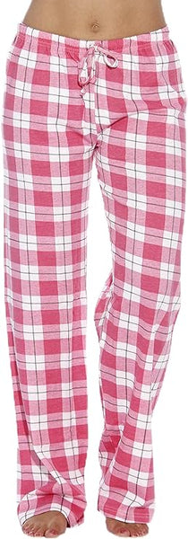 Pantalones de pijama a cuadros para mujer Just Love 100 algodón