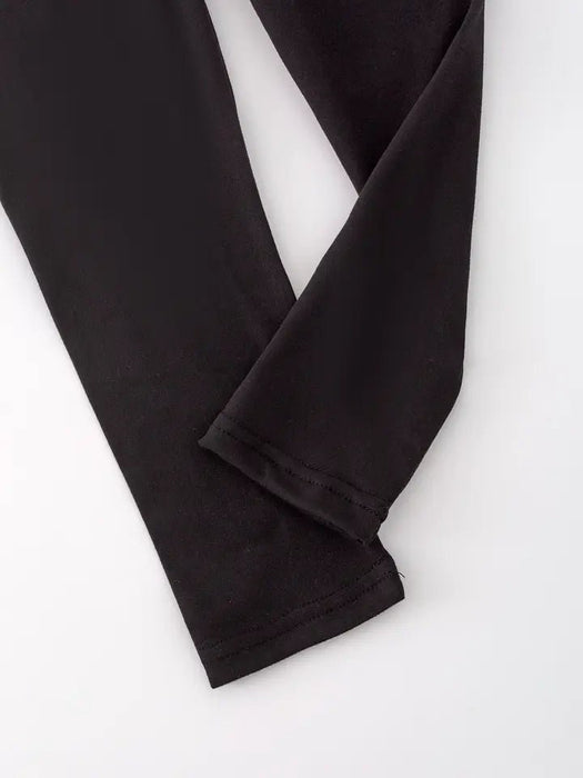 Pantalones de seda color leche de color liso - Quierox - Tienda Online