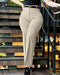 Pantalones de trabajo CHICME para mujer, de cintura alta, rectos, informales, de negocios - Quierox - Tienda Online