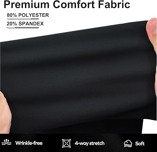 Pantalones de vestir elásticos para mujer, de cintura alta - Quierox - Tienda Online
