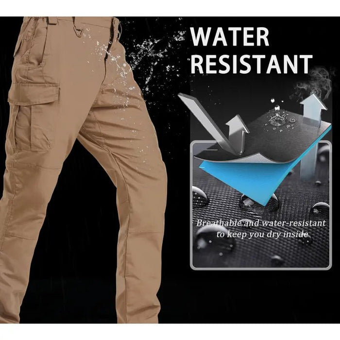 Pantalones tácticos para hombre, 9 bolsillos, Ripstop - Quierox - Tienda Online
