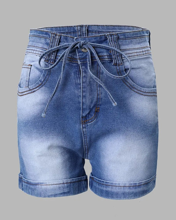 Pantalones vaqueros de verano para mujer, de cintura alta, ajustados - Quierox - Tienda Online