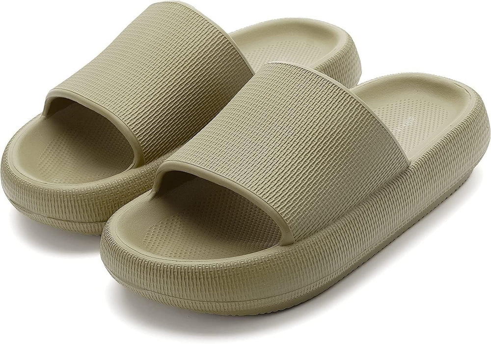 Pantuflas acolchadas para hombre y mujer BEIGE - Quierox - Tienda Online