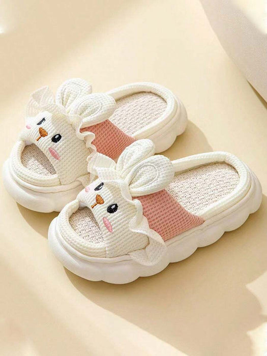 Pantuflas de animales de dibujos animados suaves, cómodas e informales para mujer - Quierox - Tienda Online