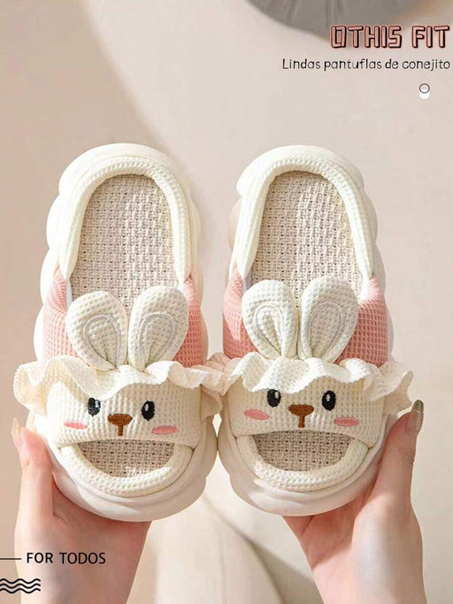 Pantuflas de animales de dibujos animados suaves, cómodas e informales para mujer - Quierox - Tienda Online