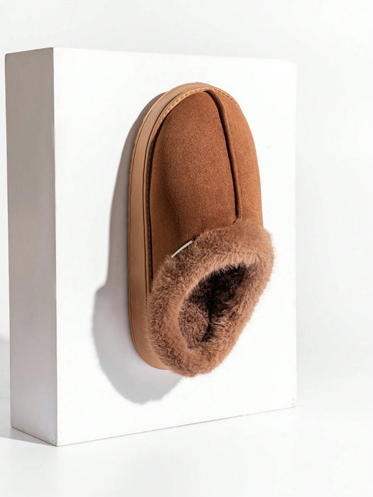 Pantuflas de felpa para hombre para uso en interiores en otoño e invierno con suela gruesa - Quierox - Tienda Online