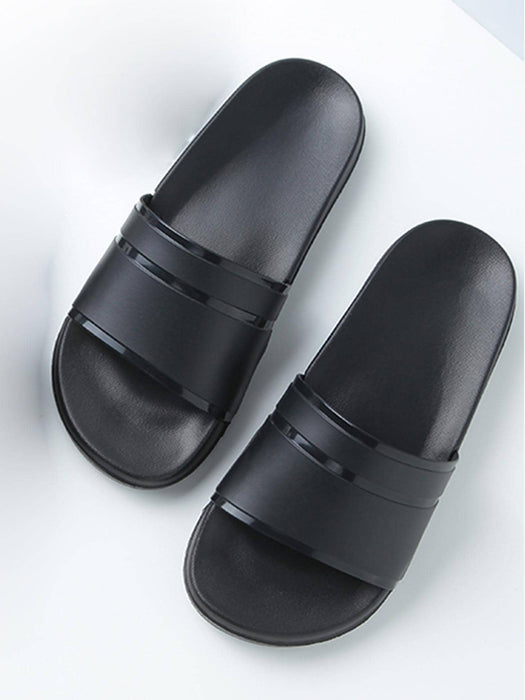 Pantuflas negras, sencillas, versátiles y casuales de primavera y verano - Quierox - Tienda Online
