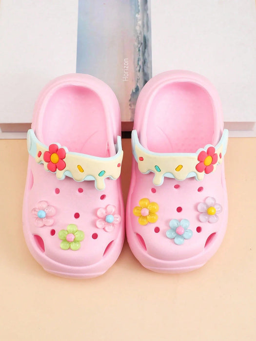 Pantuflas para niñas florales de moda y lindas, transpirables y antideslizantes - Quierox - Tienda Online