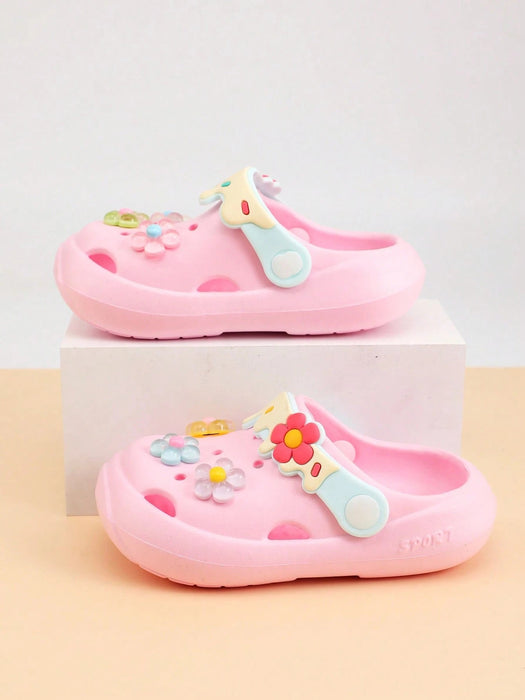 Pantuflas para niñas florales de moda y lindas, transpirables y antideslizantes - Quierox - Tienda Online